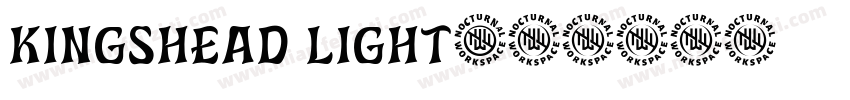 Kingshead Light字体转换
